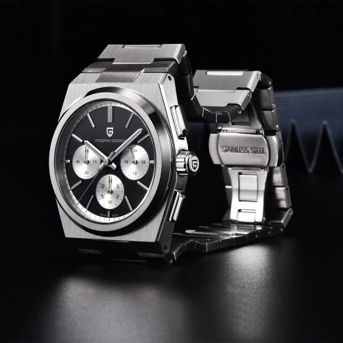 Часы мужские Pagani Design PD-1761 Silver-Black-1