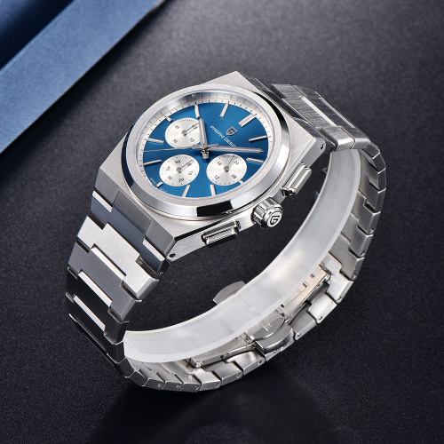 Часы мужские Pagani Design PD-1761 Silver-Blue-0
