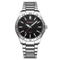  Curren 8452 Silver-Black