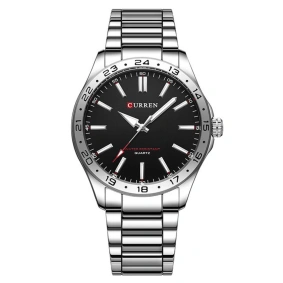  Curren 8452 Silver-Black