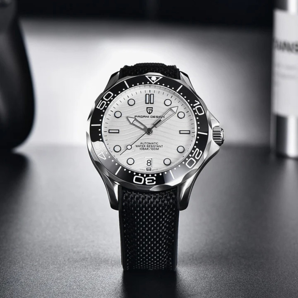 large Годинник чоловічий Pagani Design PD-1685 Silver-White 0