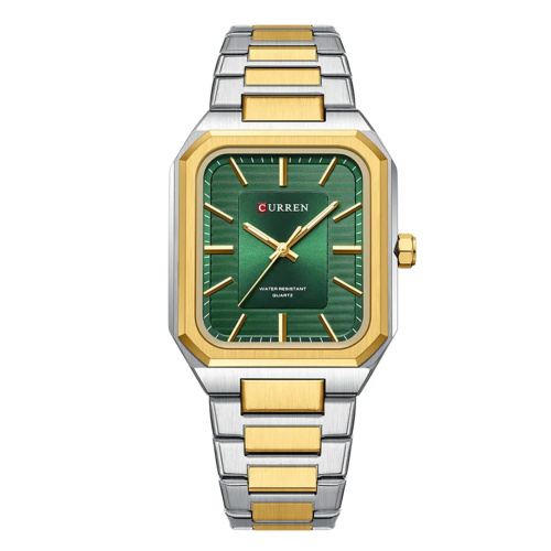 Часы мужские Curren 8457 Gold-Green