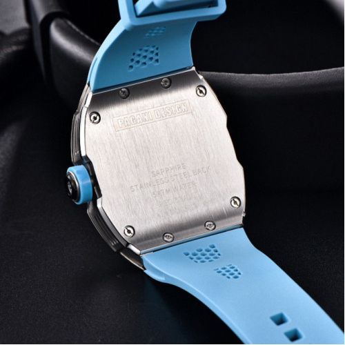 Часы мужские Pagani Design PD-YS012 Silver-Blue-2