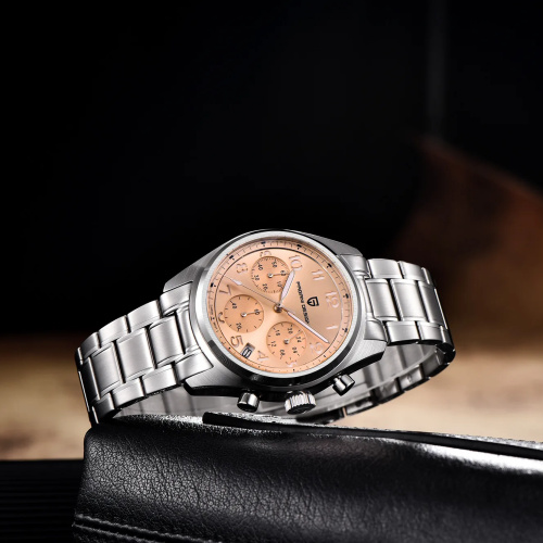 Часы мужские Pagani Design PD-1773 Silver-Pink-0