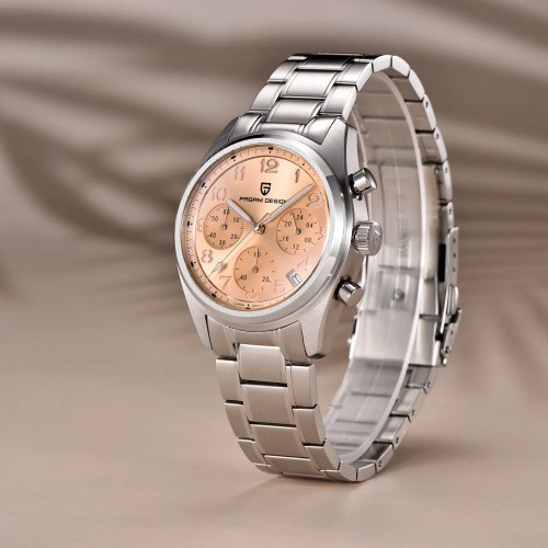 Часы мужские Pagani Design PD-1773 Silver-Pink-2