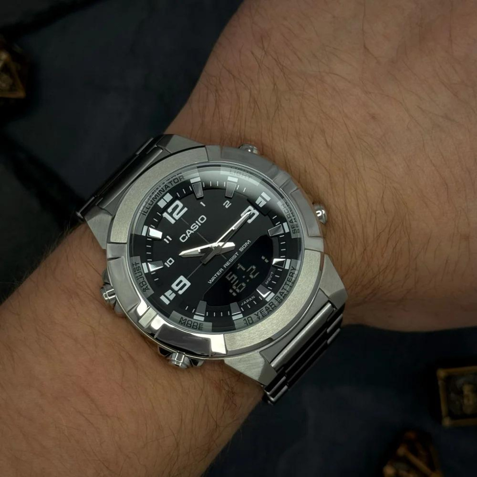large Часы мужские Casio AMW-870D-1A 0