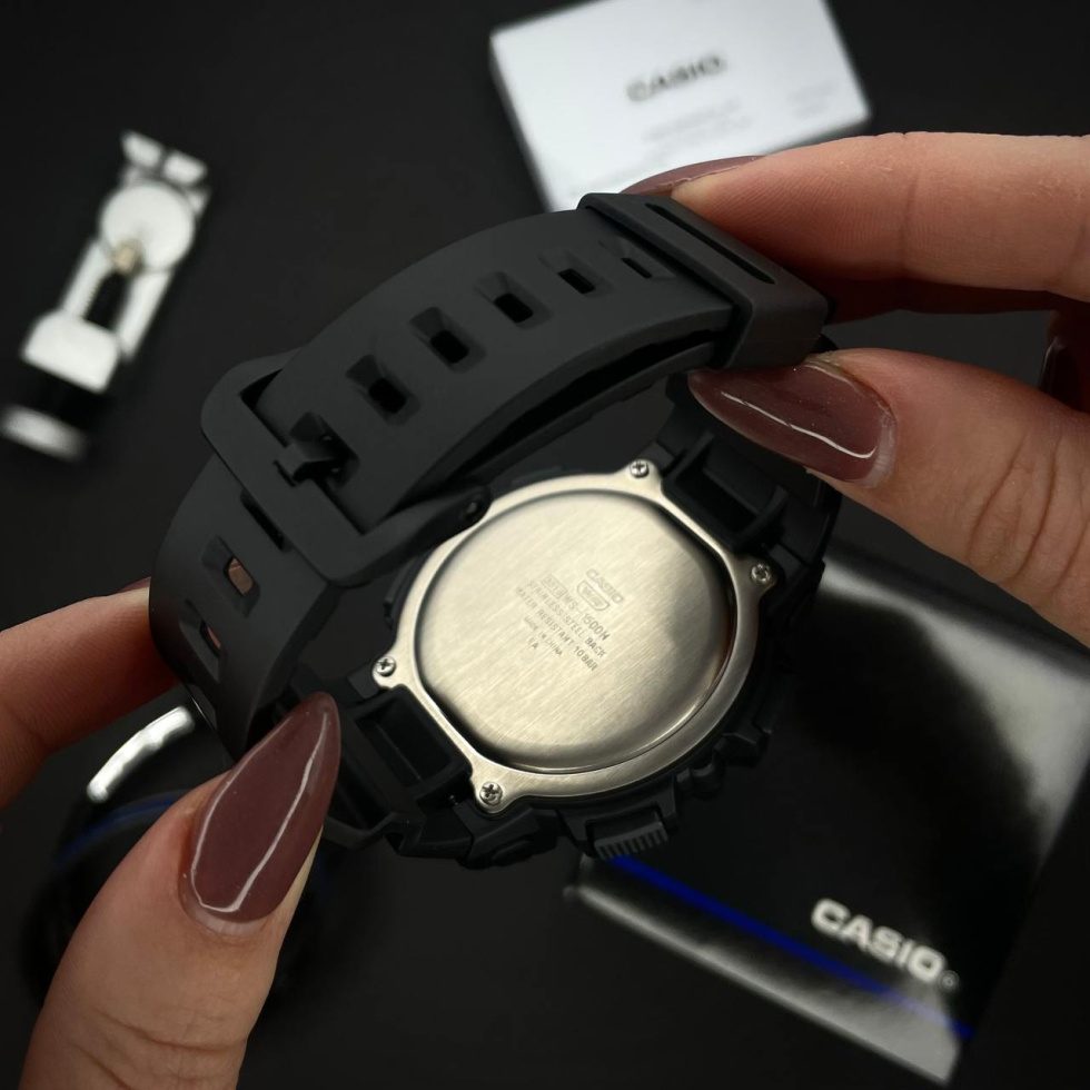 large Часы мужские Casio WS-1500H-1A 5