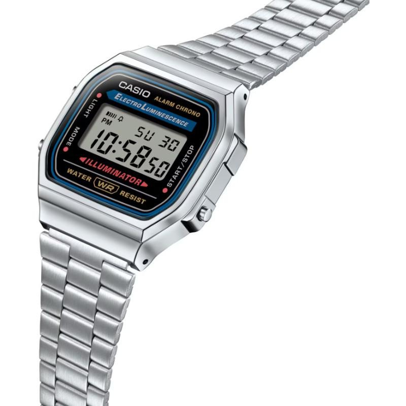 large Часы мужские Casio A168WA-1W 2