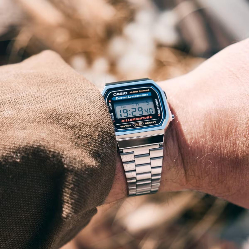 large Часы мужские Casio A168WA-1W 3