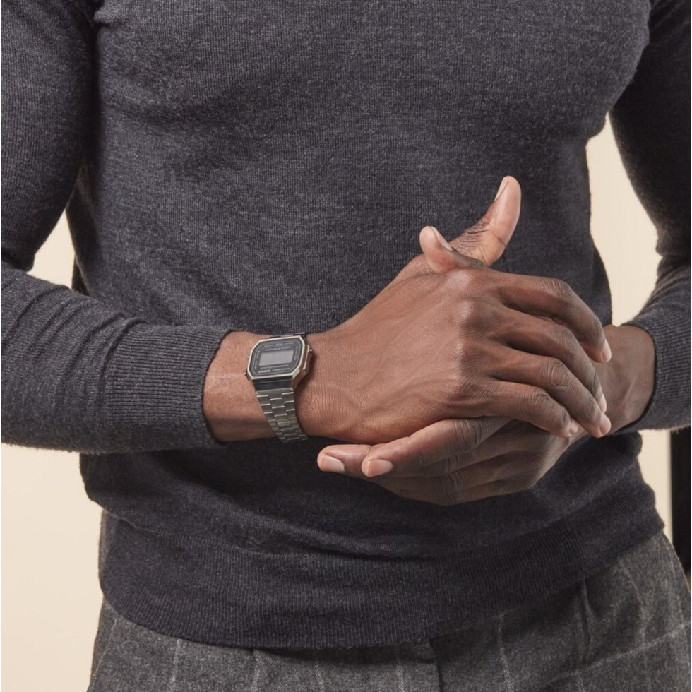 large Часы мужские Casio A168WGG-1B 6