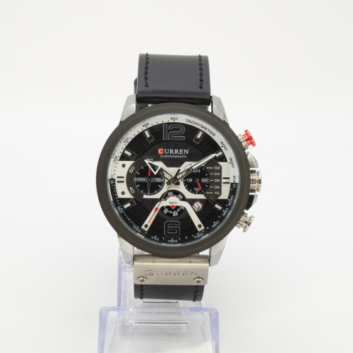 Часы мужские Curren 8329 Black-Silver-5