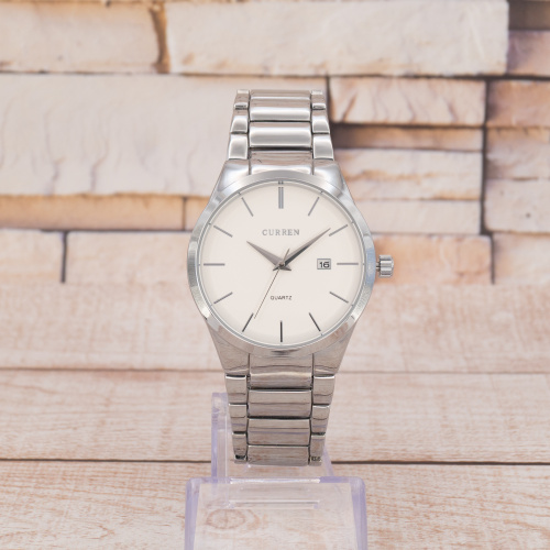 Часы мужские Curren 8106 Silver-White-0
