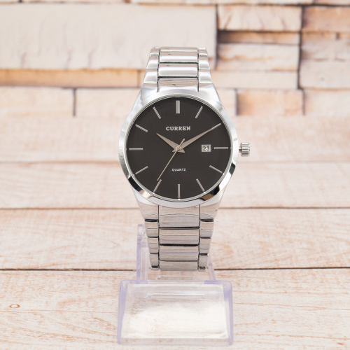 Часы мужские Curren 8106 Silver-Black-0