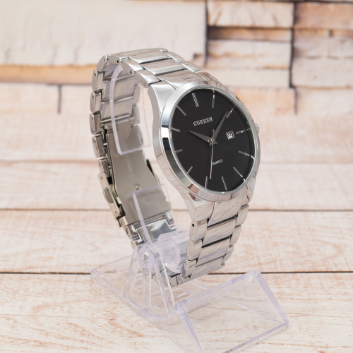 Часы мужские Curren 8106 Silver-Black-2