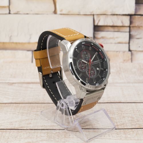 Часы мужские Curren 8291 Brown-Silver-Black-4