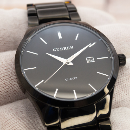 Часы мужские Curren 8106 All Black Adam-5