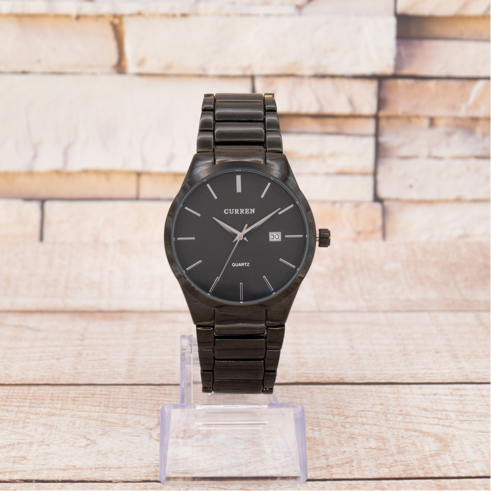 Живые фото часов Curren 8106 All Black 0