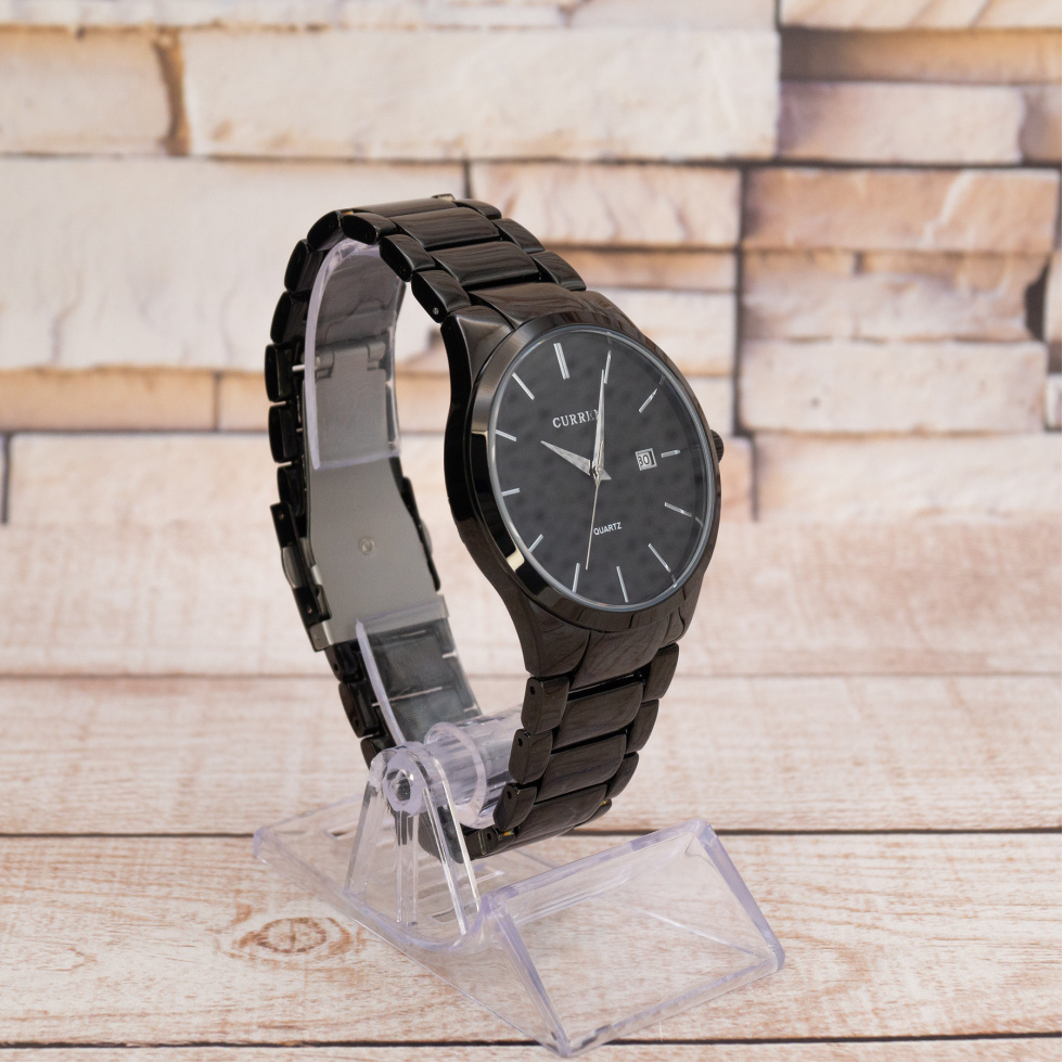 Живые фото часов Curren 8106 All Black 2