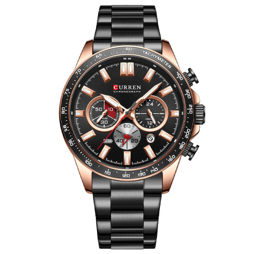 Часы мужские Curren 8418 Black-Gold
