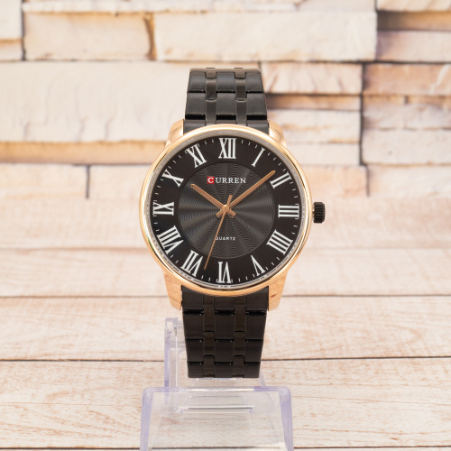 Часы мужские Curren 8422 Black-Gold-0
