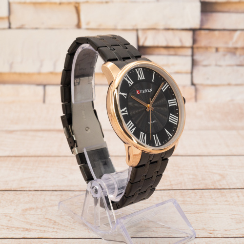 Часы мужские Curren 8422 Black-Gold-2