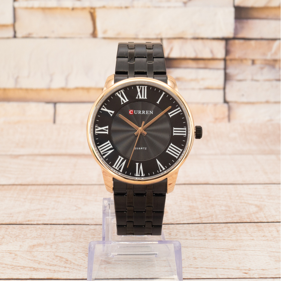 Живые фото часов Curren 8422 Black-Gold 0