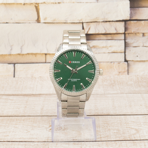 Часы мужские Curren 8425 Silver-Green-2