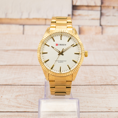 Часы мужские Curren 8425 Gold-White-2