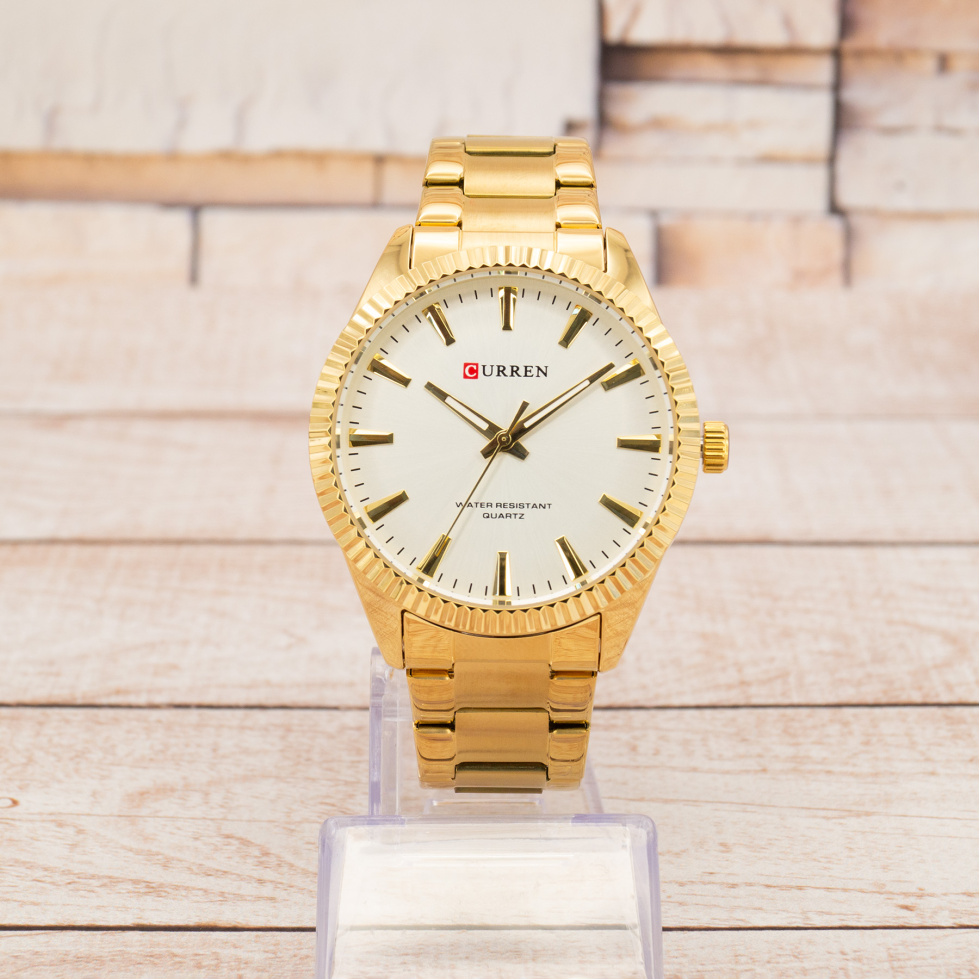 Живые фото часов Curren 8425 Gold-White 0