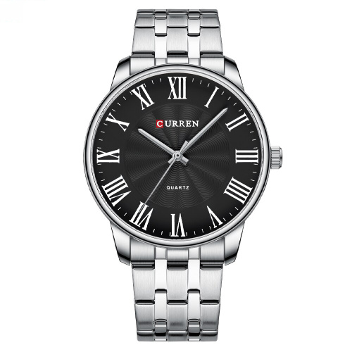 Часы мужские Curren 8422 Silver-Black