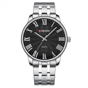  Curren 8422 Silver-Black