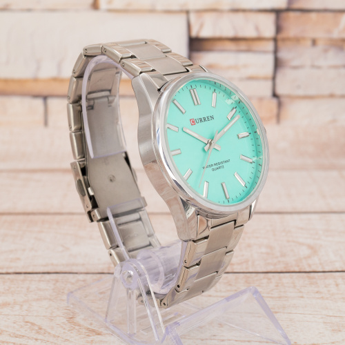 Часы мужские Curren 9090 Silver-Tiffany-2