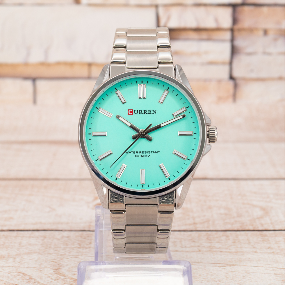 Живые фото часов Curren 9090 Silver-Tiffany 0