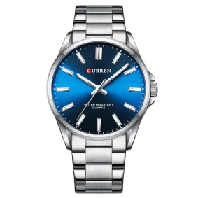  Curren 9090 Silver-Blue