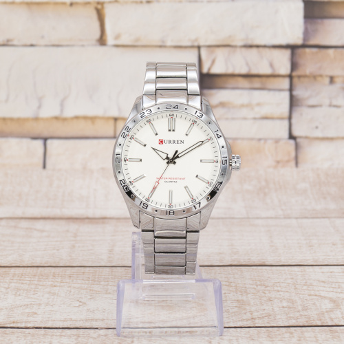 Часы мужские Curren 8452 Silver-White-0