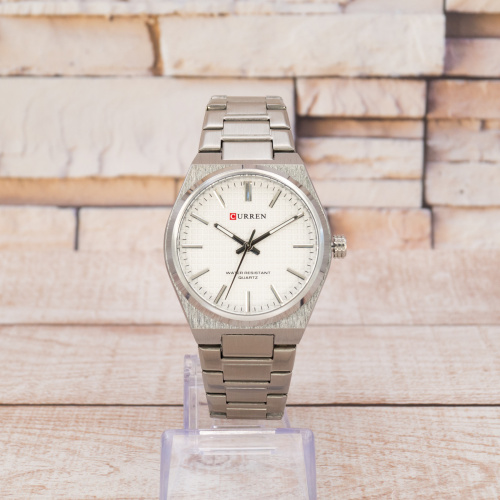 Часы мужские Curren 8439 Silver-White-1