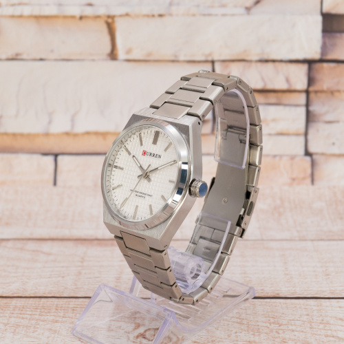 Часы мужские Curren 8439 Silver-White-2