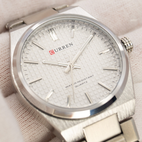 Часы мужские Curren 8439 Silver-White-4