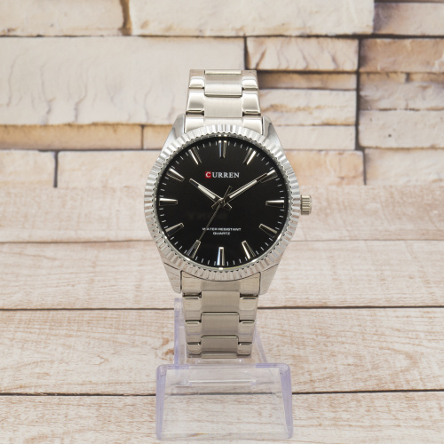 Часы мужские Curren 8425 Silver-Black Graf-2
