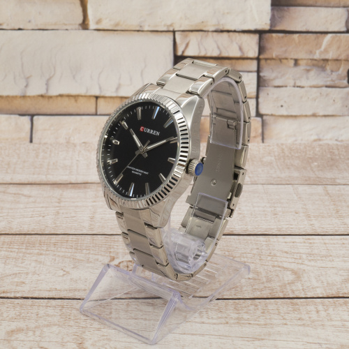 Часы мужские Curren 8425 Silver-Black Graf-3