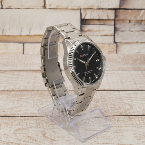 Часы мужские Curren 8425 Silver-Black Graf-4