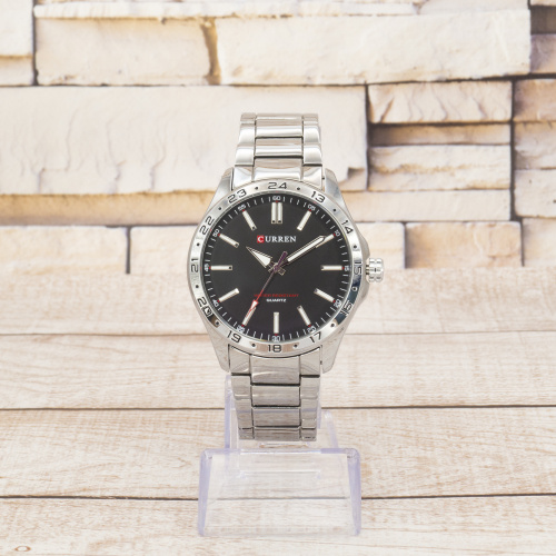 Часы мужские Curren 8452 Silver-Black Hector-3