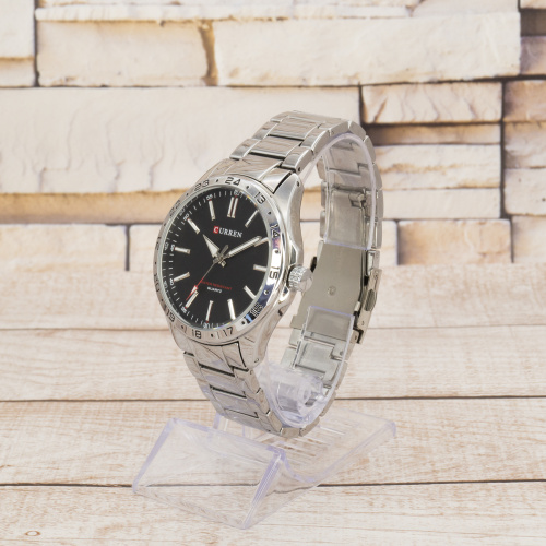 Часы мужские Curren 8452 Silver-Black Hector-4