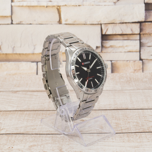 Часы мужские Curren 8452 Silver-Black Hector-5