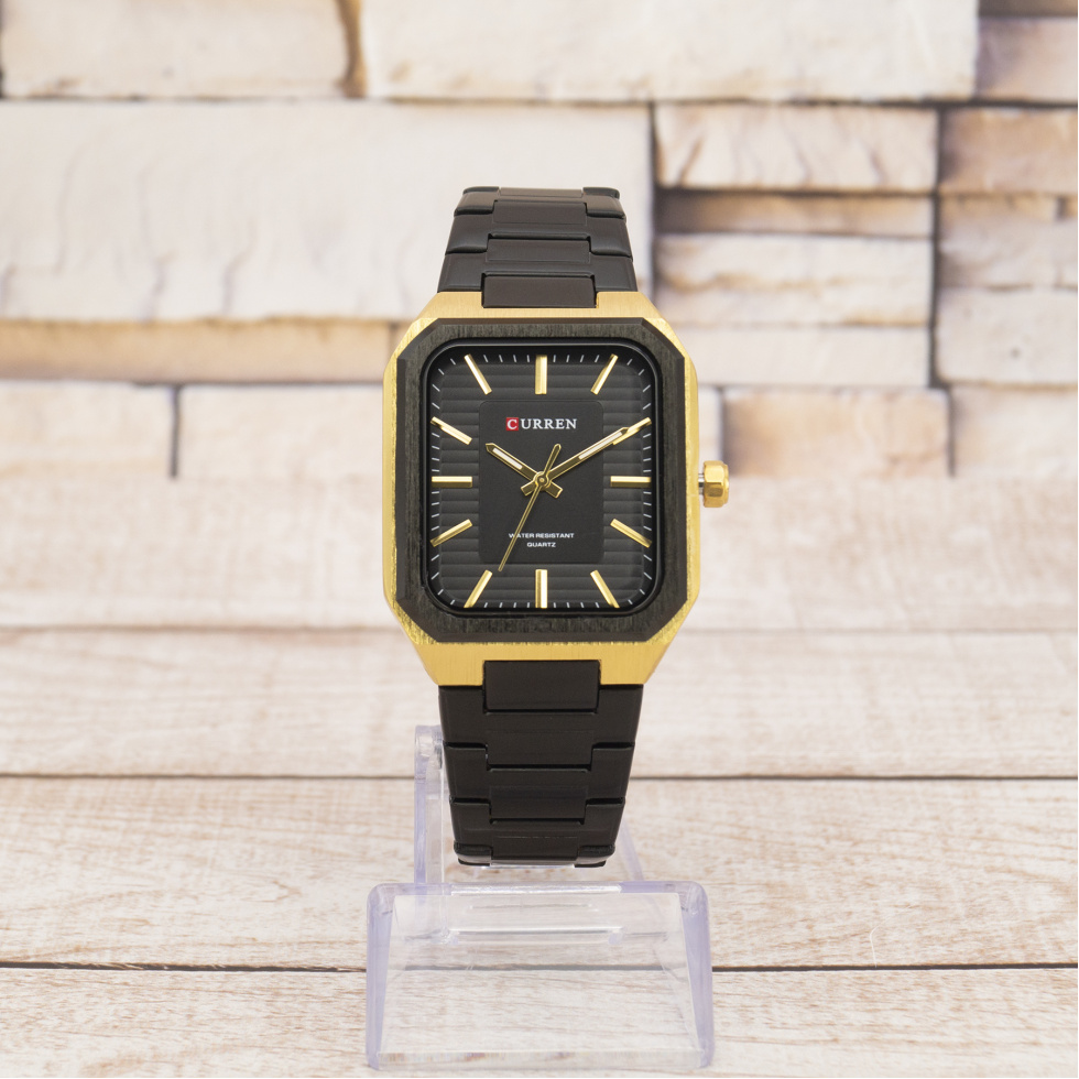 Живые фото часов Curren 8457 Gold-Black 0