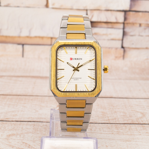 Часы мужские Curren 8457 Gold-White-0