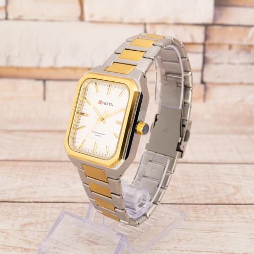 Часы мужские Curren 8457 Gold-White-1
