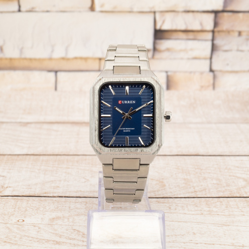 Часы мужские Curren 8457 Silver-Blue-2