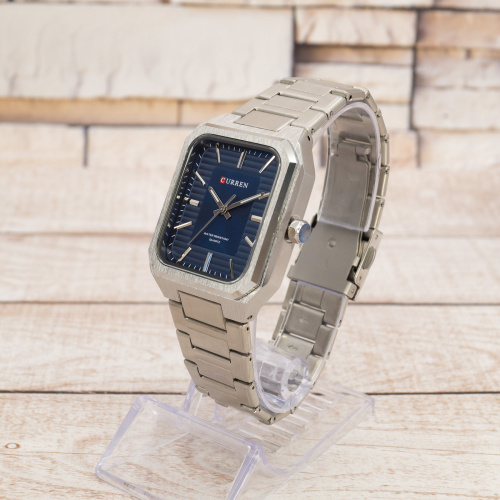 Часы мужские Curren 8457 Silver-Blue-3
