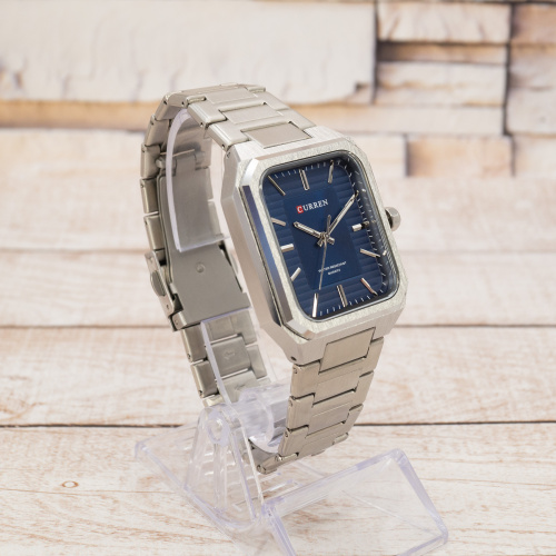 Часы мужские Curren 8457 Silver-Blue-4